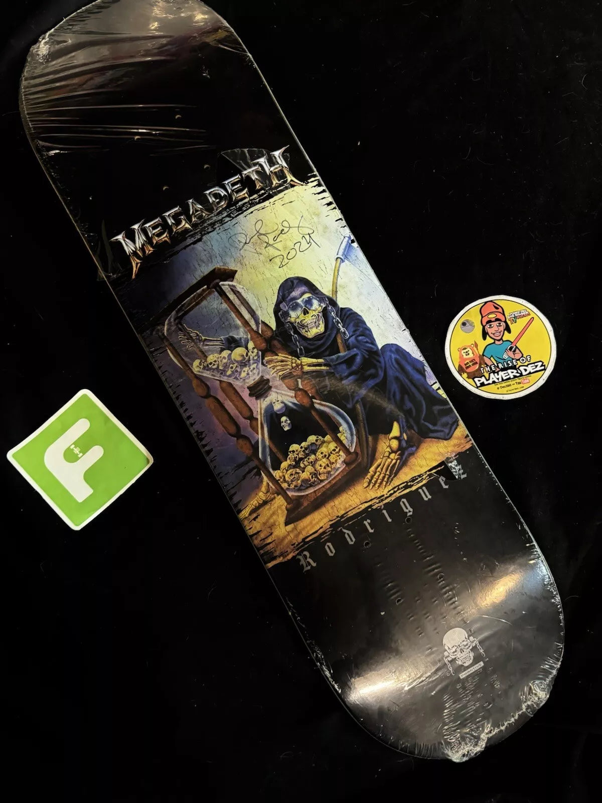 Paul Rodriguez Signed Primitive Megadeth Autographed Skateboard Deck