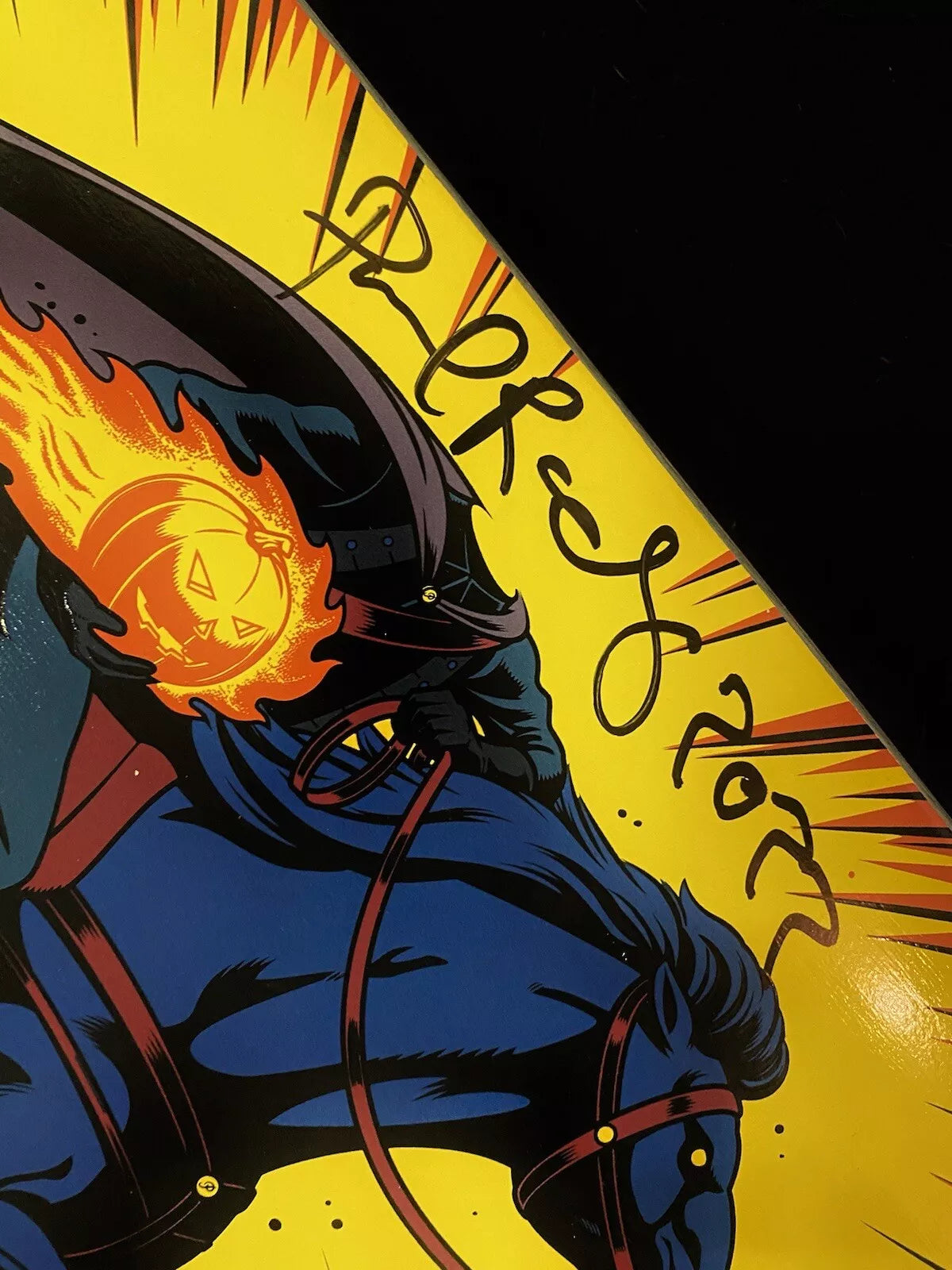 Paul Rodriguez Signed GITD Primitive Horseman Autographed Skateboard Deck
