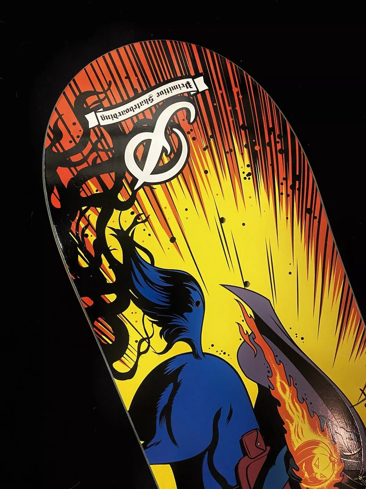 Paul Rodriguez Signed GITD Primitive Horseman Autographed Skateboard Deck
