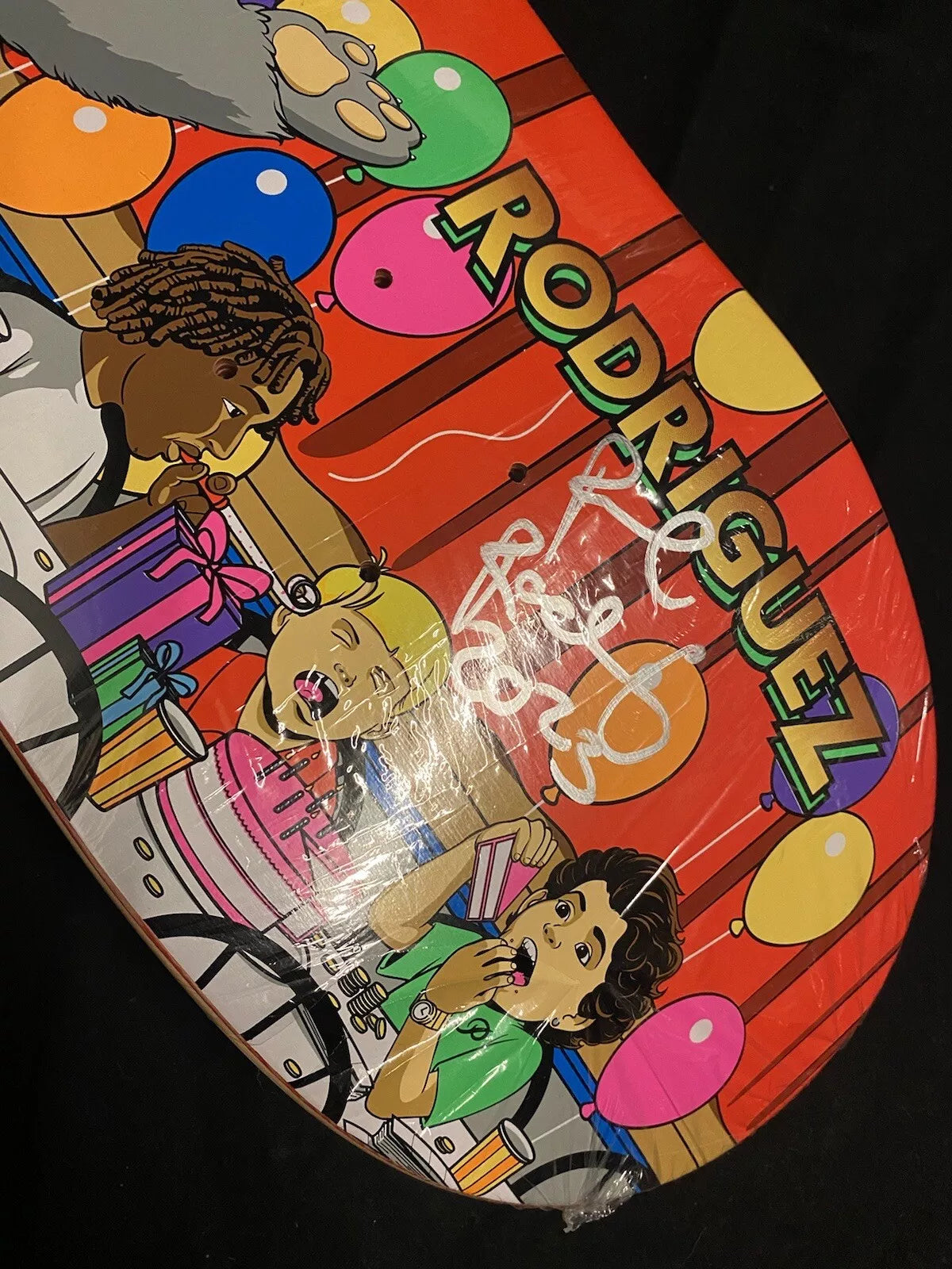 Paul Rodriguez Signed Chuck E Cheese Autographed Skateboard Deck