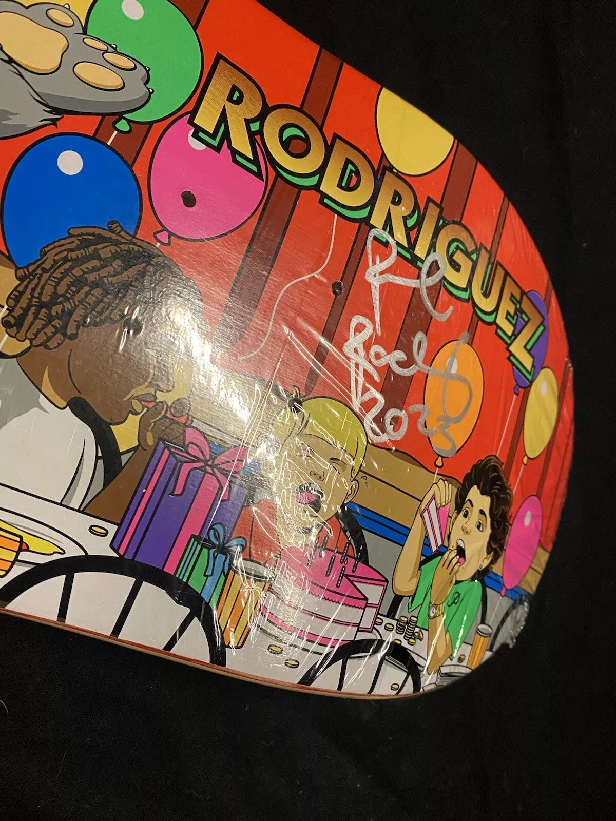 Paul Rodriguez Signed Chuck E Cheese Autographed Skateboard Deck