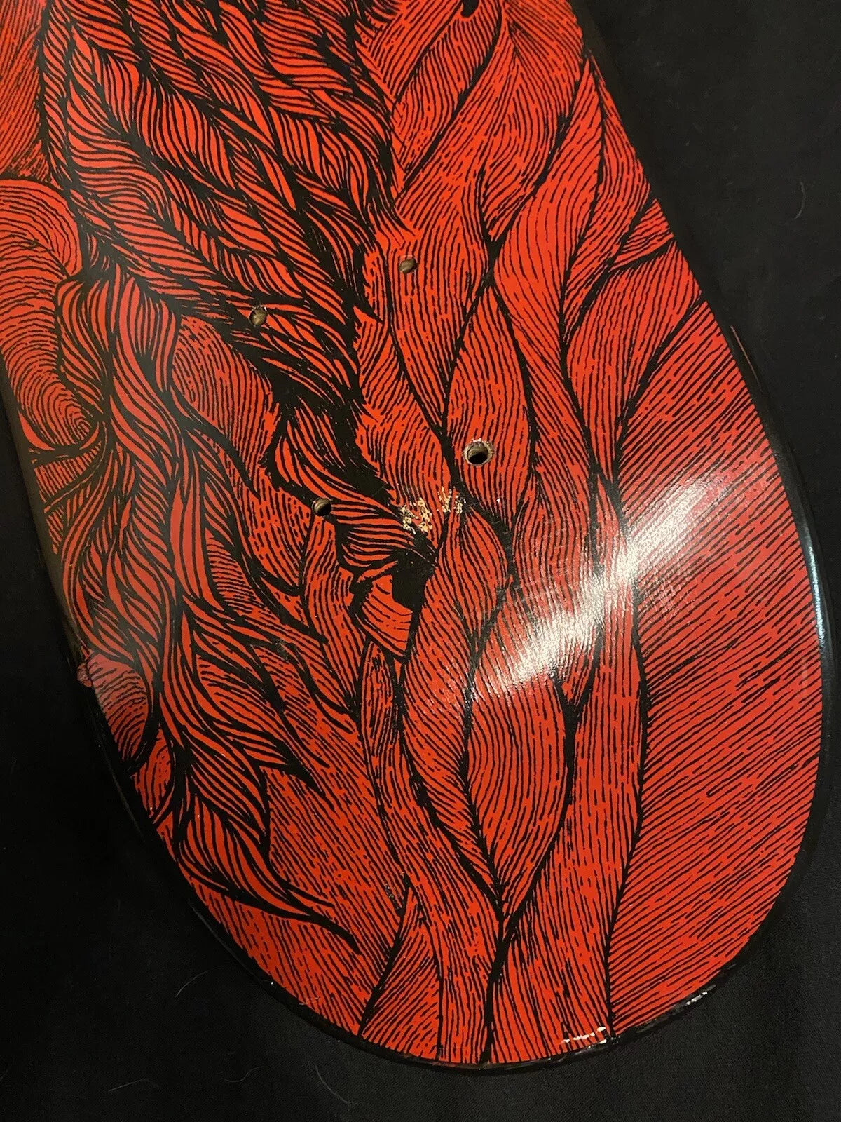 Jamie Thomas Signed Kill Red Black Cross Zero Autographed Skateboard Deck