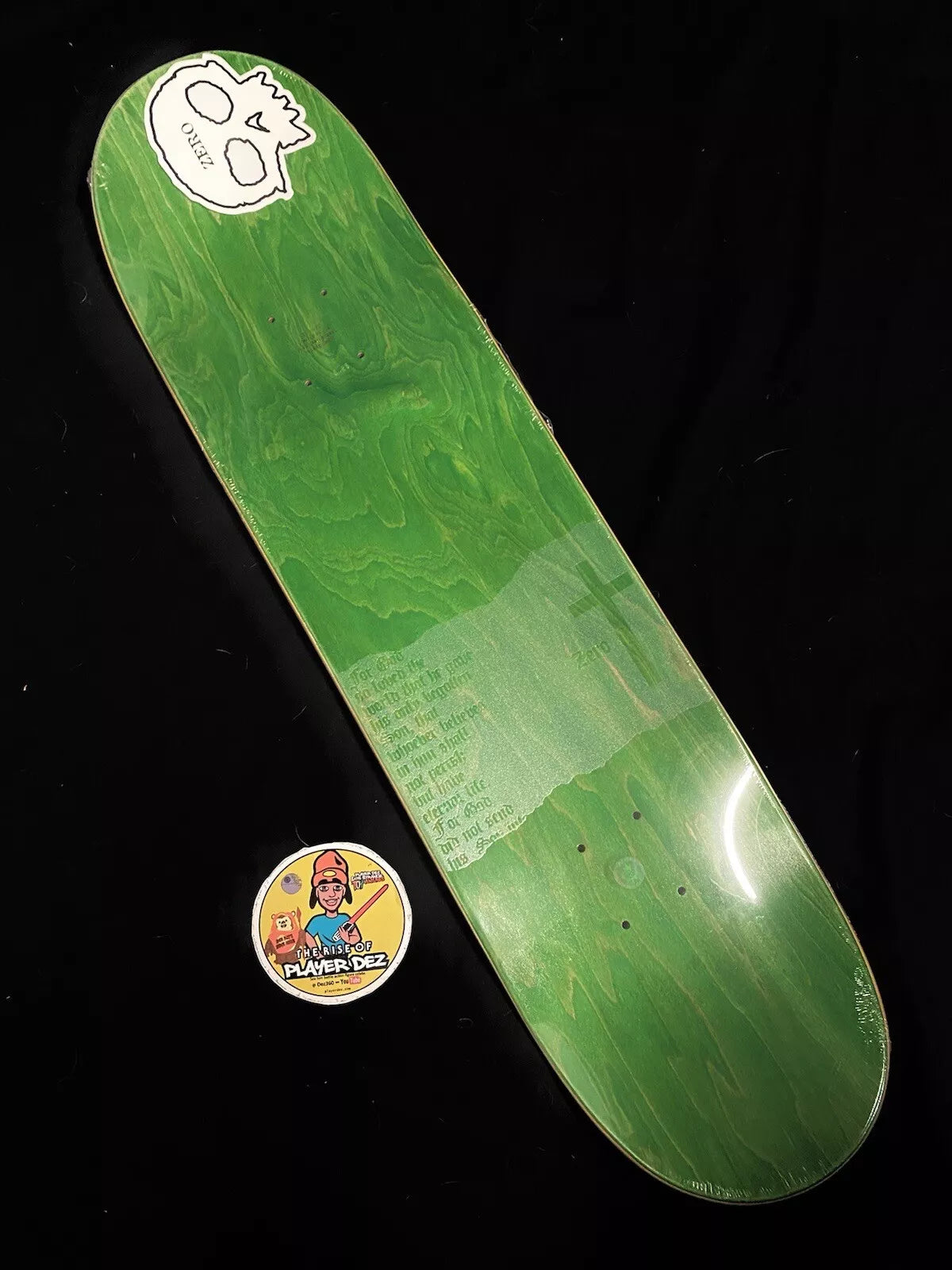Jamie Thomas Signed DIE CUT Natural Wood Cross Zero Autographed Skateboard Deck