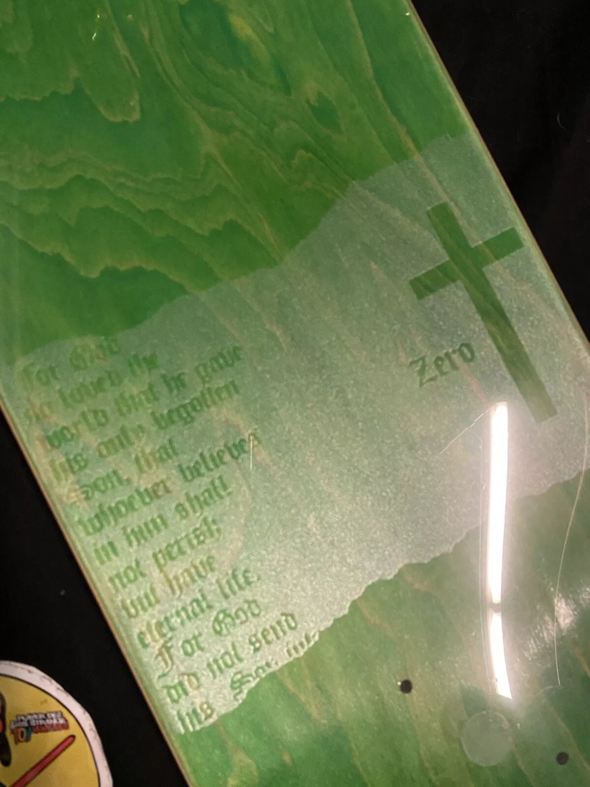 Jamie Thomas Signed DIE CUT Natural Wood Cross Zero Autographed Skateboard Deck