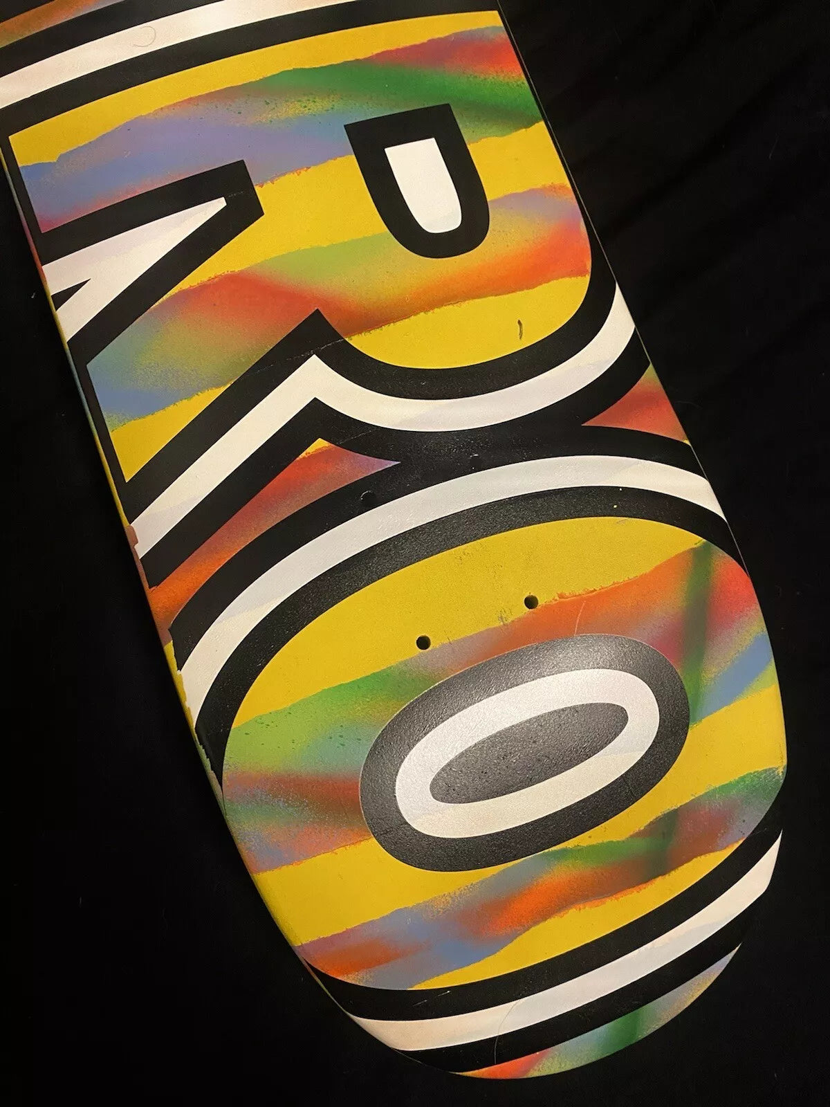 Jamie Thomas Signed Zero Bold Multicolor Paint Autographed Skateboard Deck
