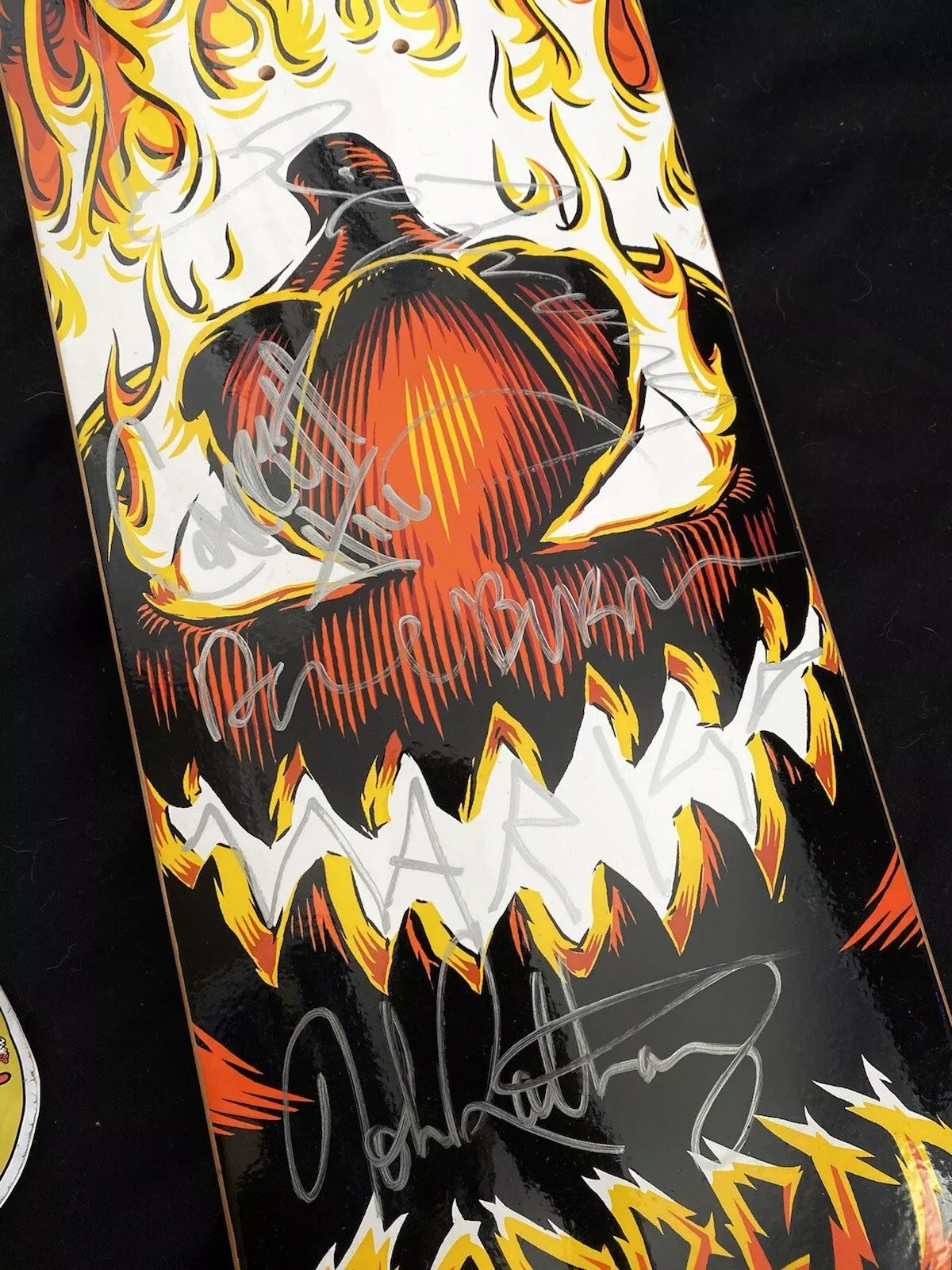 Chris Cole Jamie Thomas Signed Halloween Hill Zero 2007 Autographed Skateboard Deck 10 Signatures