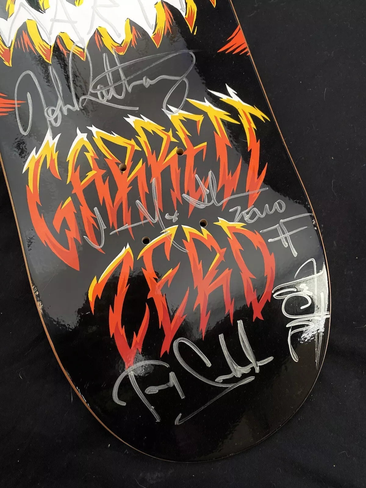 Chris Cole Jamie Thomas Signed Halloween Hill Zero 2007 Autographed Skateboard Deck 10 Signatures