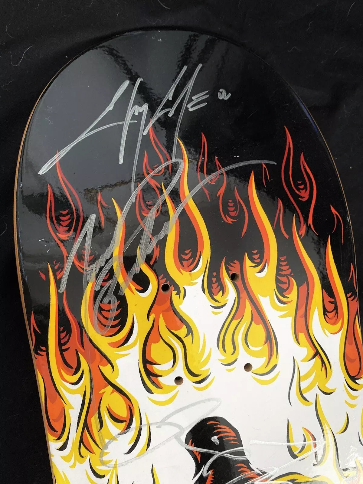 Chris Cole Jamie Thomas Signed Halloween Hill Zero 2007 Autographed Skateboard Deck 10 Signatures