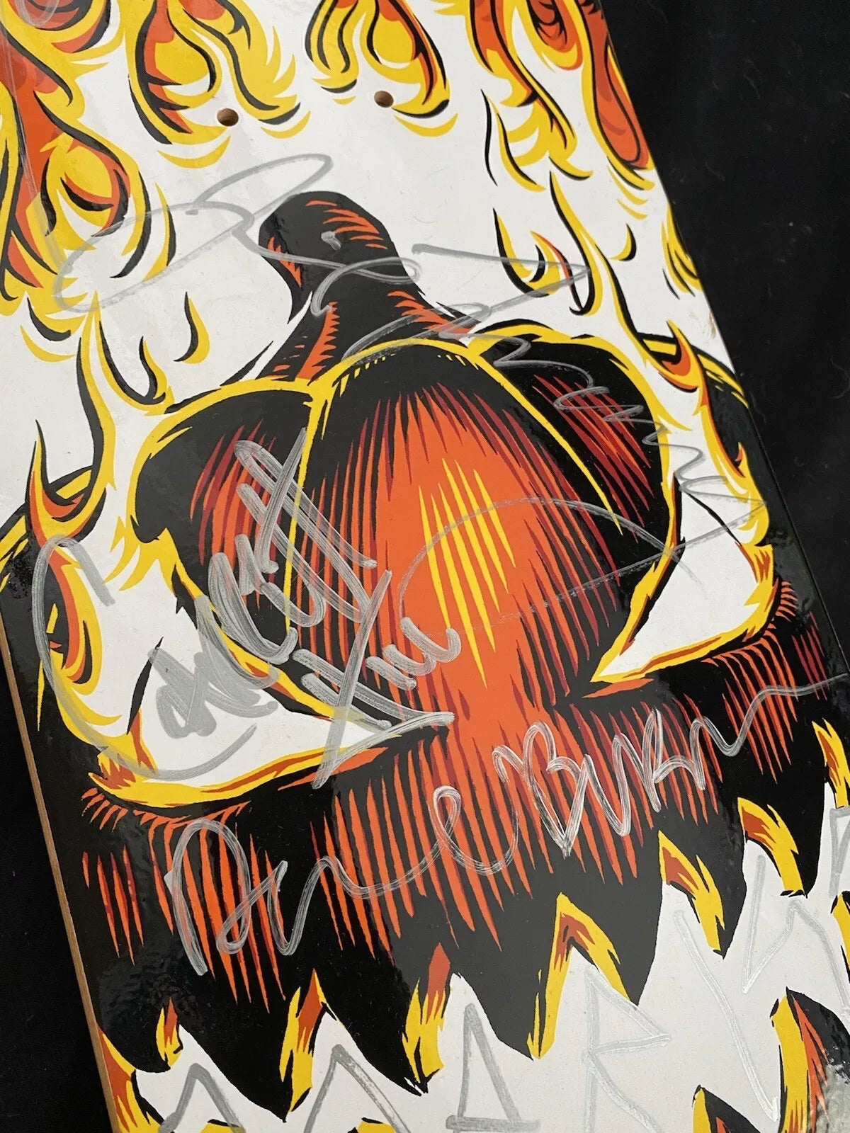 Chris Cole Jamie Thomas Signed Halloween Hill Zero 2007 Autographed Skateboard Deck 10 Signatures