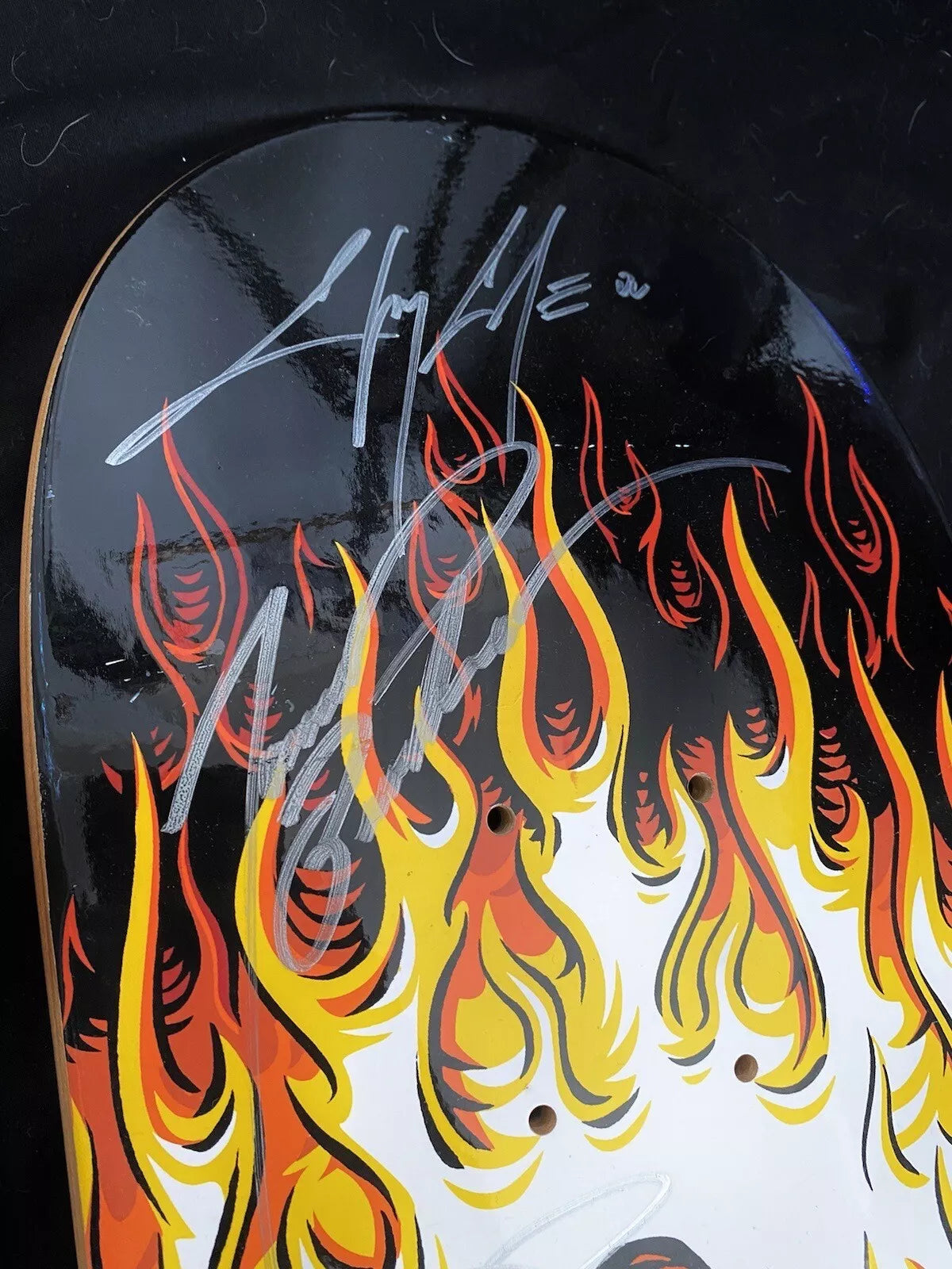 Chris Cole Jamie Thomas Signed Halloween Hill Zero 2007 Autographed Skateboard Deck 10 Signatures