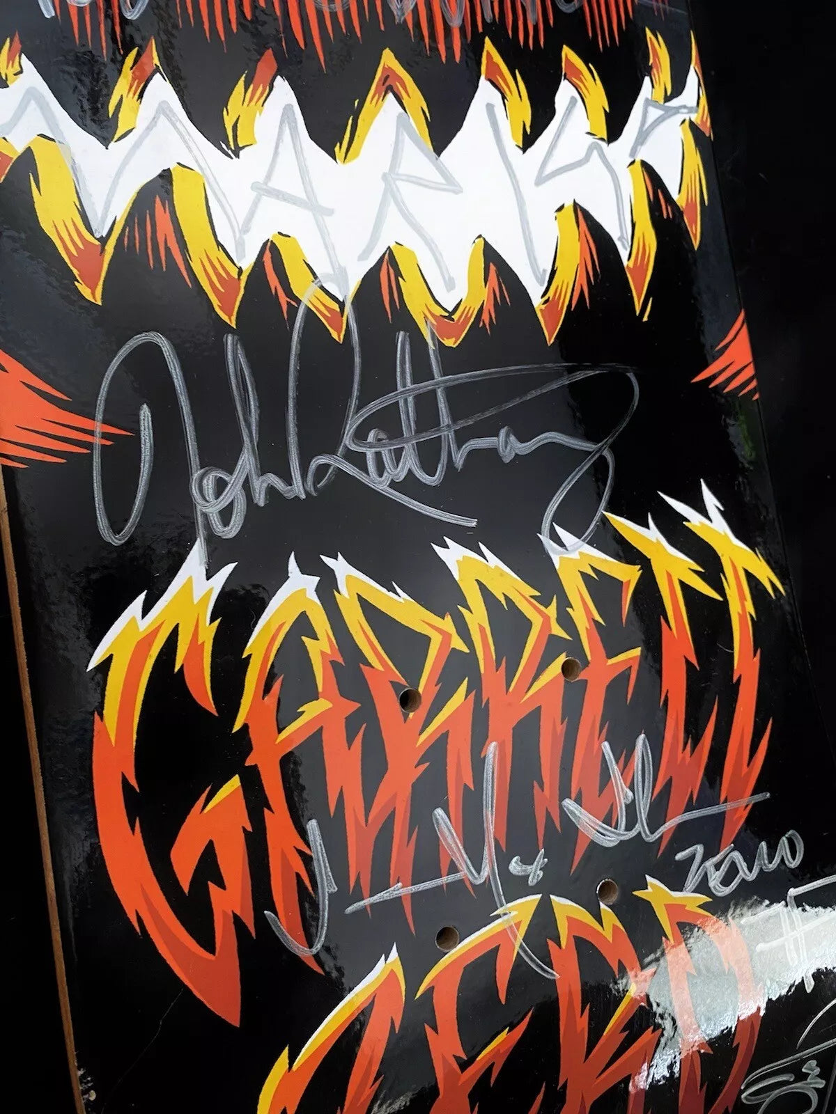 Chris Cole Jamie Thomas Signed Halloween Hill Zero 2007 Autographed Skateboard Deck 10 Signatures