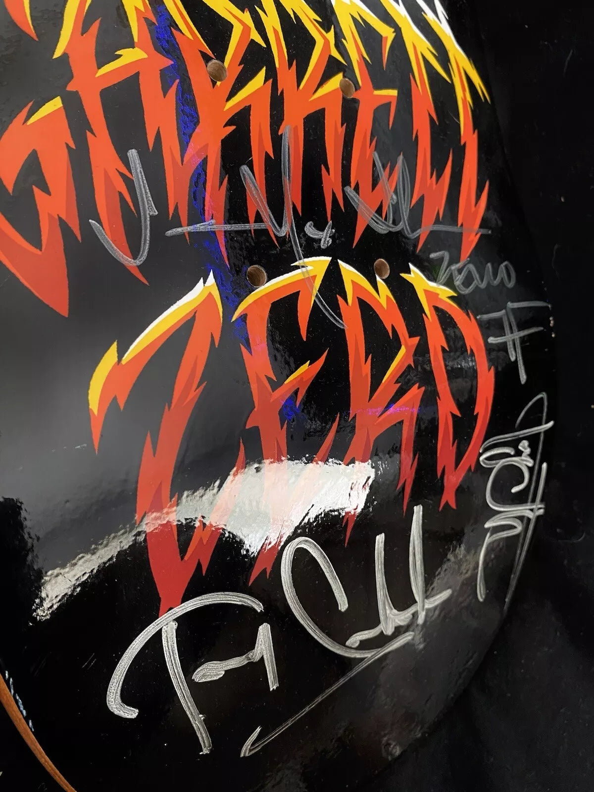 Chris Cole Jamie Thomas Signed Halloween Hill Zero 2007 Autographed Skateboard Deck 10 Signatures