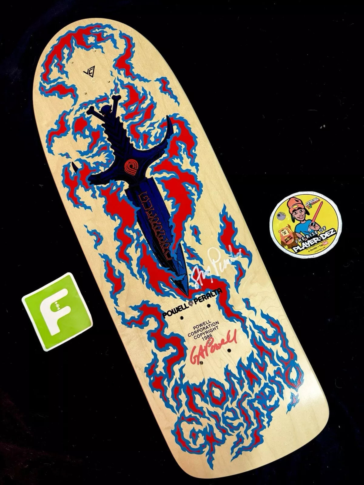 Tommy Guerrero Signed Series 11 Stacy Peralta George Powell Autographed Skateboard Deck