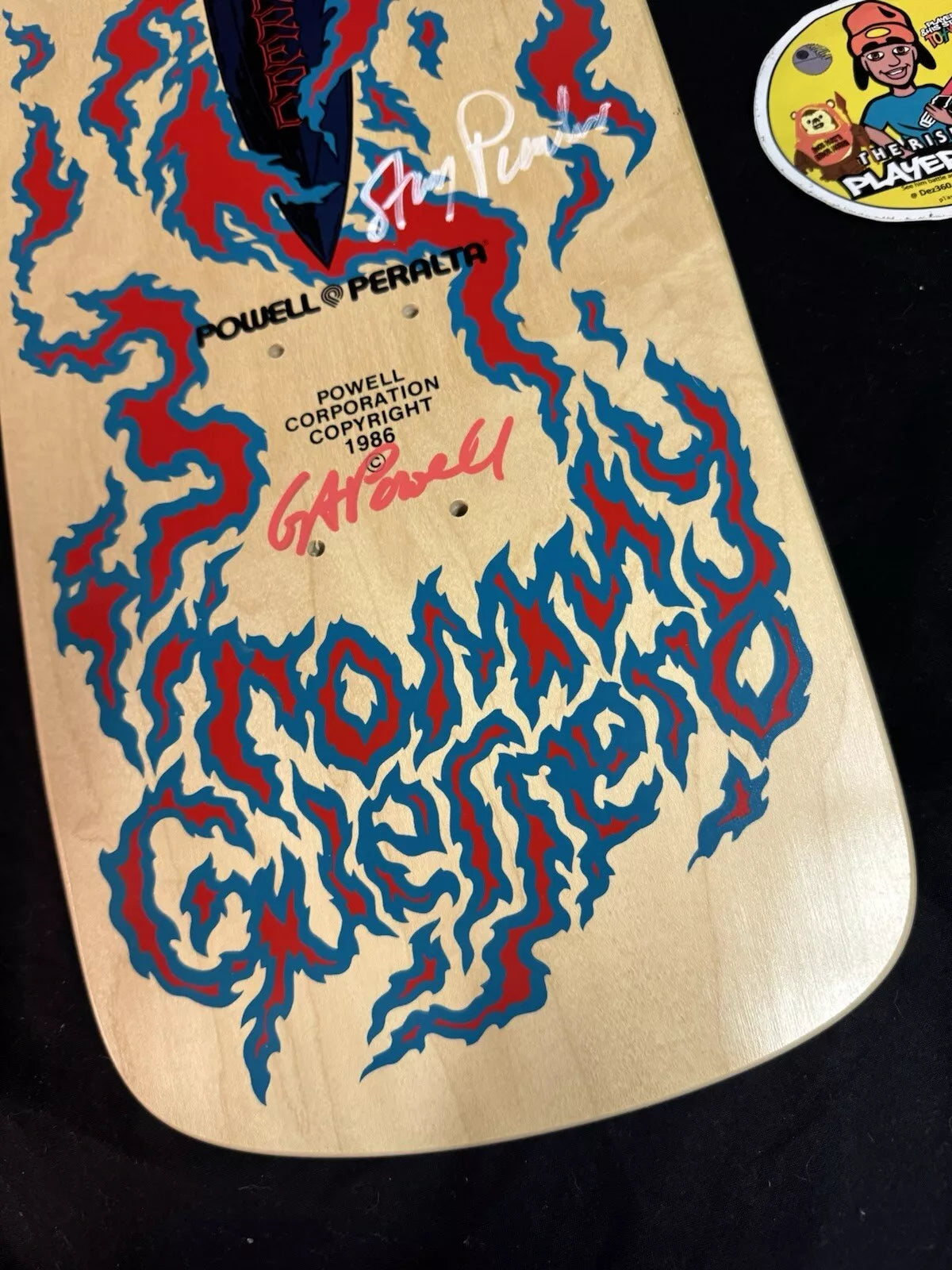 Tommy Guerrero Signed Series 11 Stacy Peralta George Powell Autographed Skateboard Deck