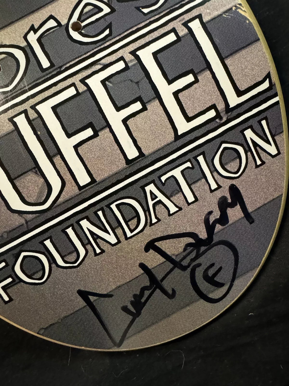 Corey Duffel Signed Edward Scissorhands Autographed Foundation Skateboard Deck