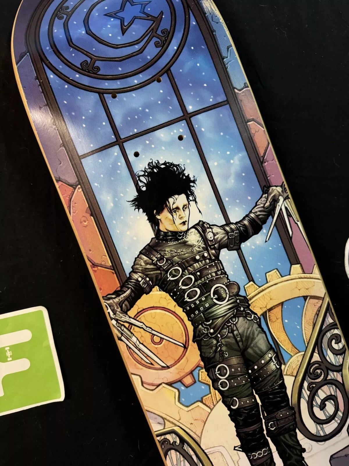 Corey Duffel Signed Edward Scissorhands Autographed Foundation Skateboard Deck
