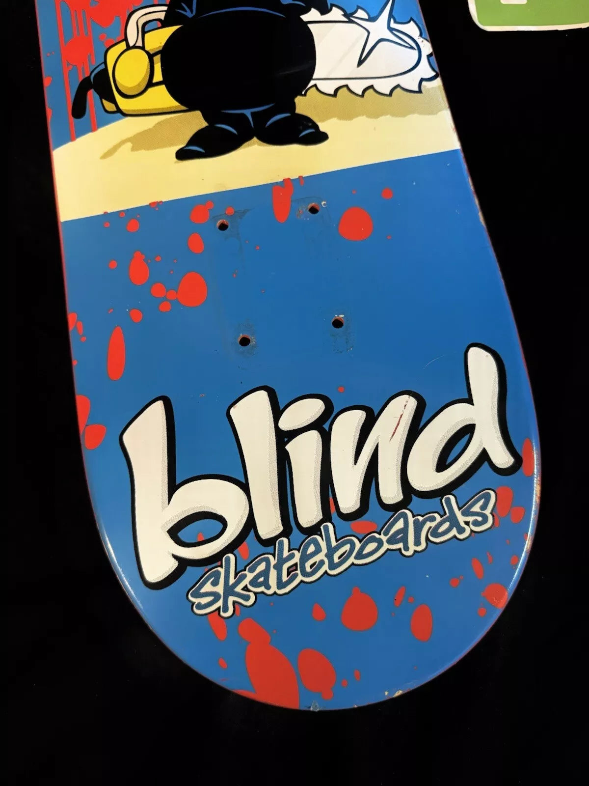 Blind Reaper Hang Bloody Chainsaw Noose Skateboard Deck Vintage