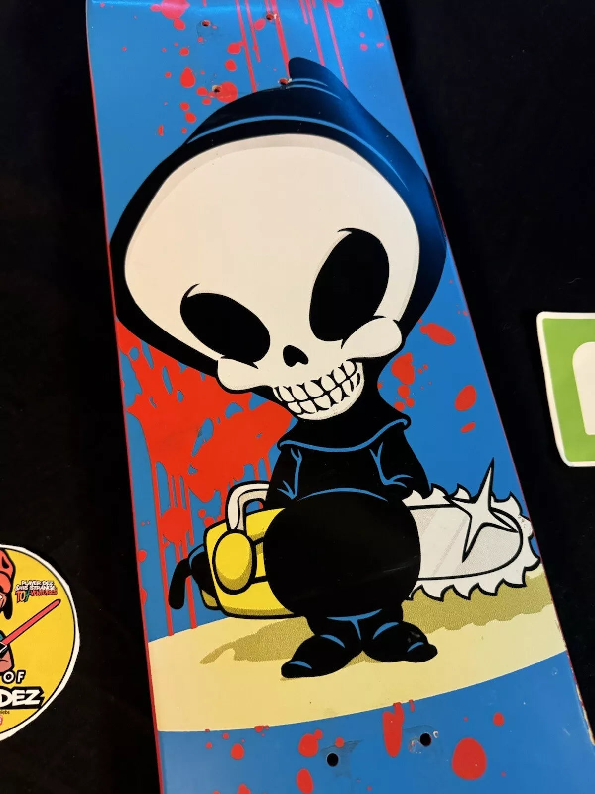 Blind Reaper Hang Bloody Chainsaw Noose Skateboard Deck Vintage