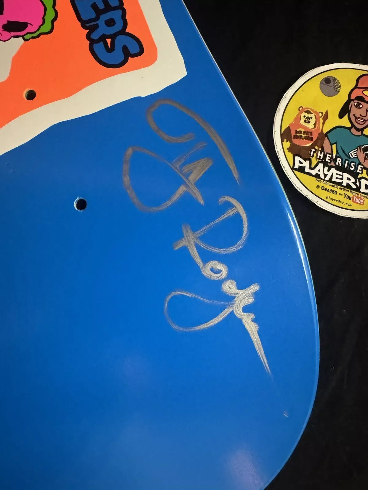 TJ Rogers Signed Blind Reaper Mark Gonzales Autographed Skateboard Deck
