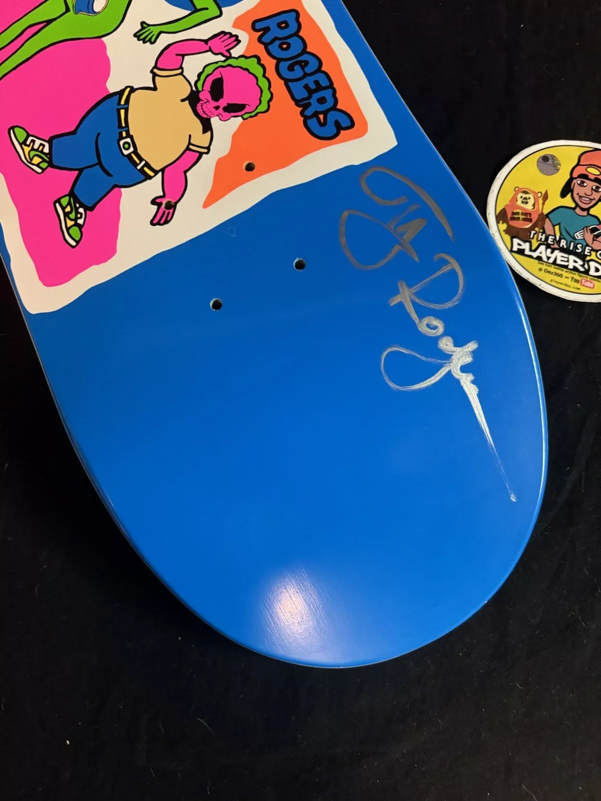 TJ Rogers Signed Blind Reaper Mark Gonzales Autographed Skateboard Deck