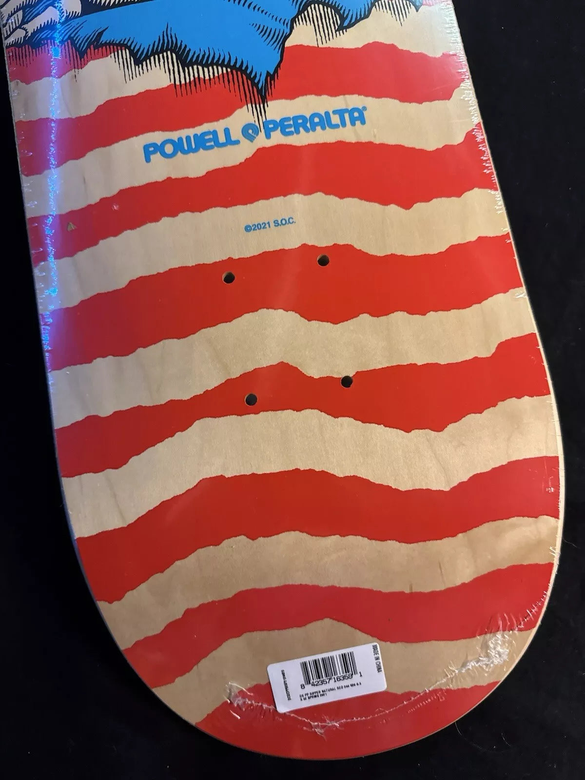 Steve Caballero Signed OG Ripper Red Powell Peralta Autographed Skateboard Deck