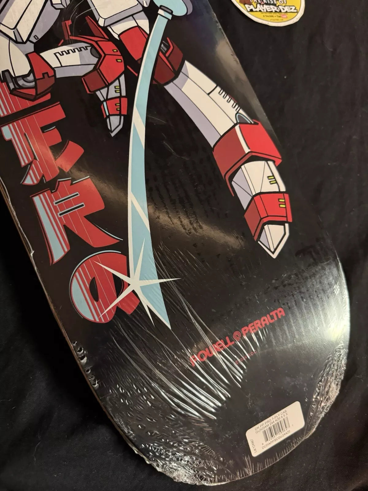 Steve Caballero Signed Gundam Wing Autographed Skateboard Deck Black Powell Peralta