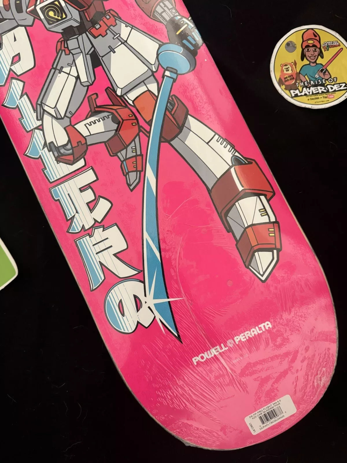 Steve Caballero Signed FLIGHT Gundam Powell Peralta Autographed Skateboard Deck Pink