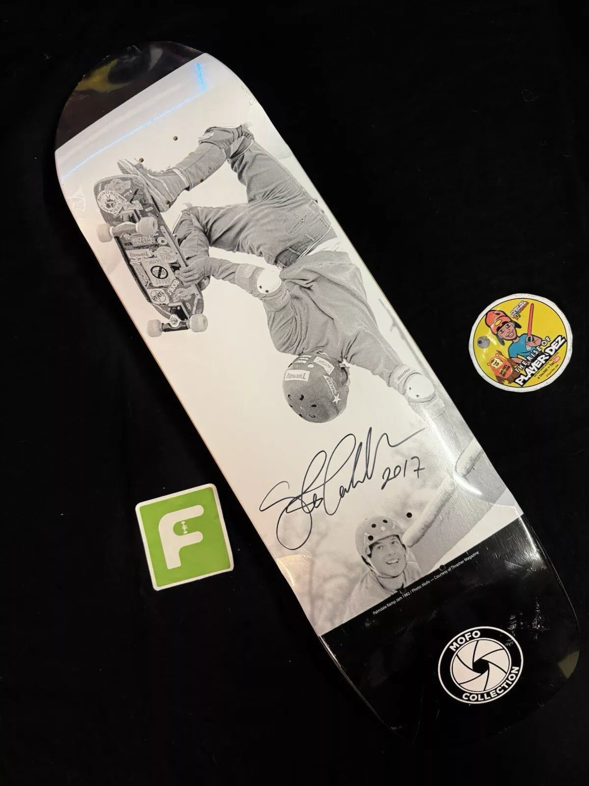 Steve Caballero Signed MOFO Skateboarding Hall Of Fame Autographed Skateboard Deck 2017