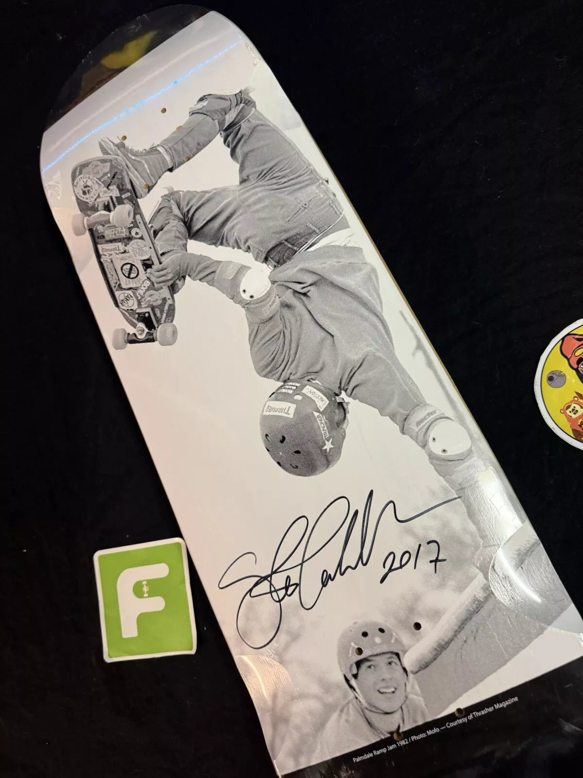 Steve Caballero Signed MOFO Skateboarding Hall Of Fame Autographed Skateboard Deck 2017