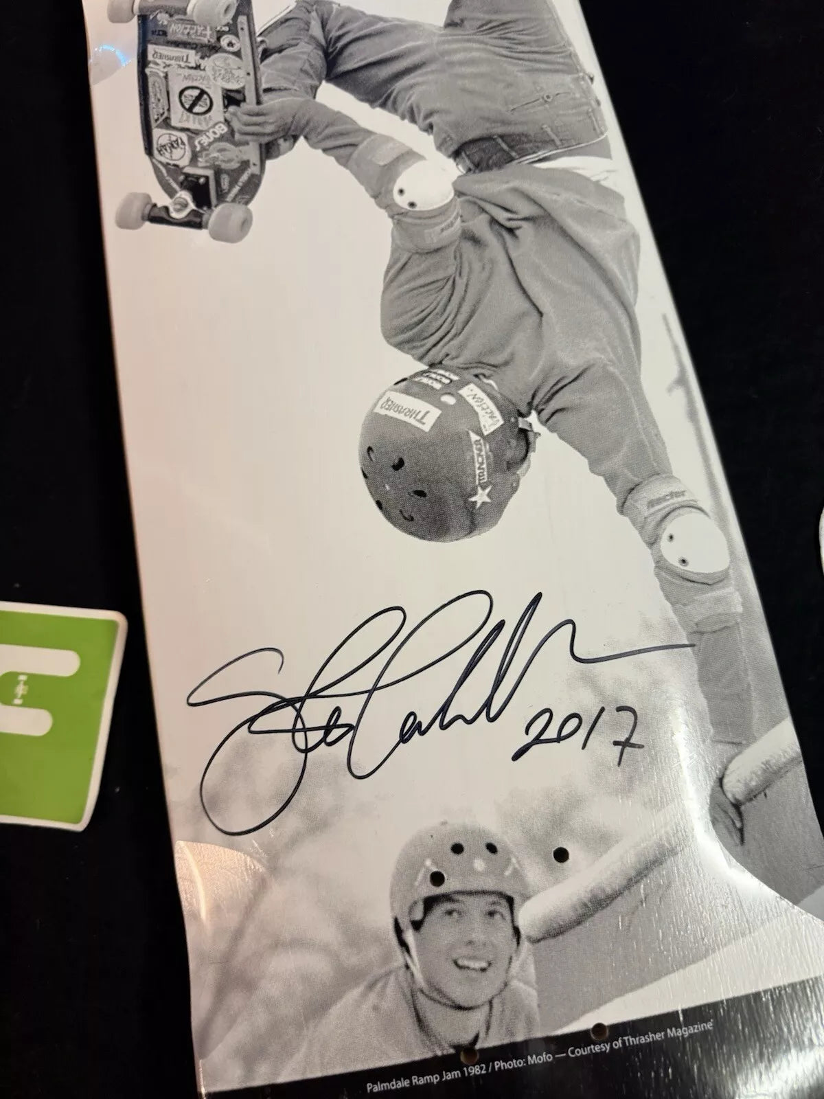 Steve Caballero Signed MOFO Skateboarding Hall Of Fame Autographed Skateboard Deck 2017
