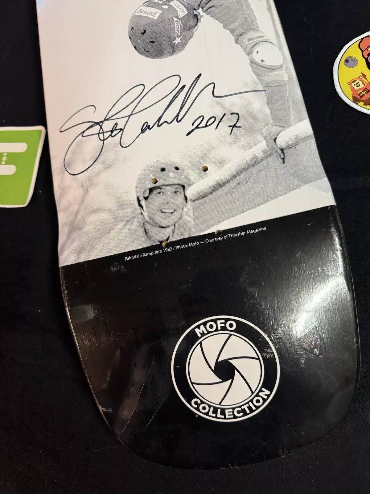 Steve Caballero Signed MOFO Skateboarding Hall Of Fame Autographed Skateboard Deck 2017