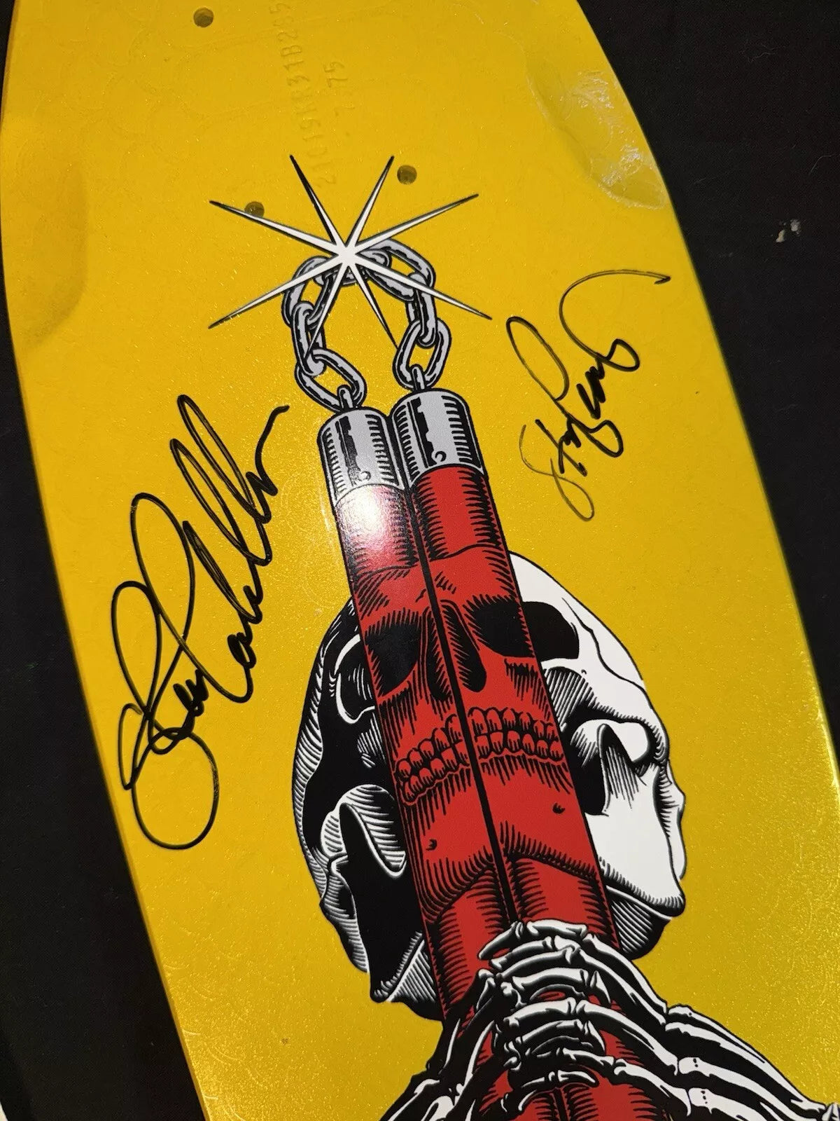 Steve Caballero Signed Mike McGill Autographed Powell Peralta Bruce Lee Dragon Skateboard Deck