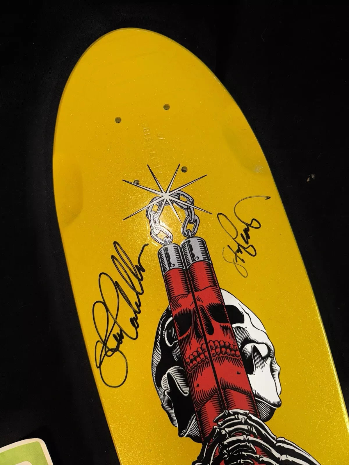 Steve Caballero Signed Mike McGill Autographed Powell Peralta Bruce Lee Dragon Skateboard Deck