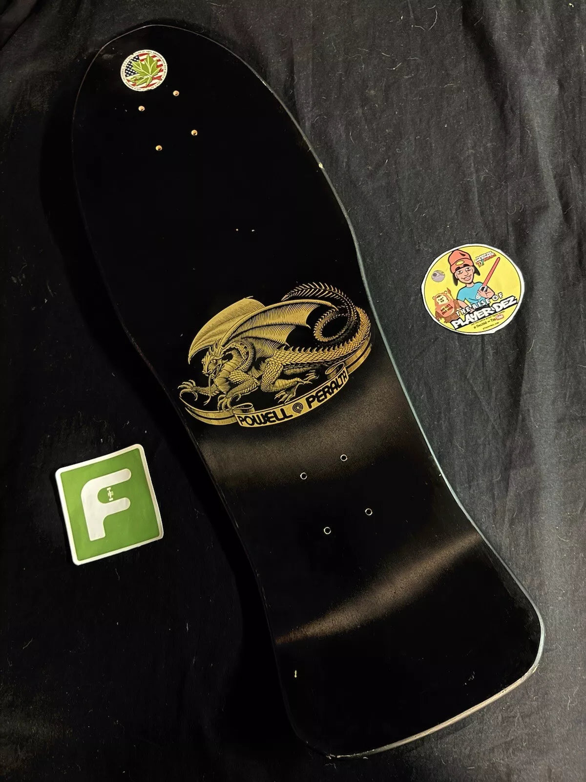 Steve Caballero Signed 2016 Autographed Skateboard Deck Blue Dragon Powell Peralta