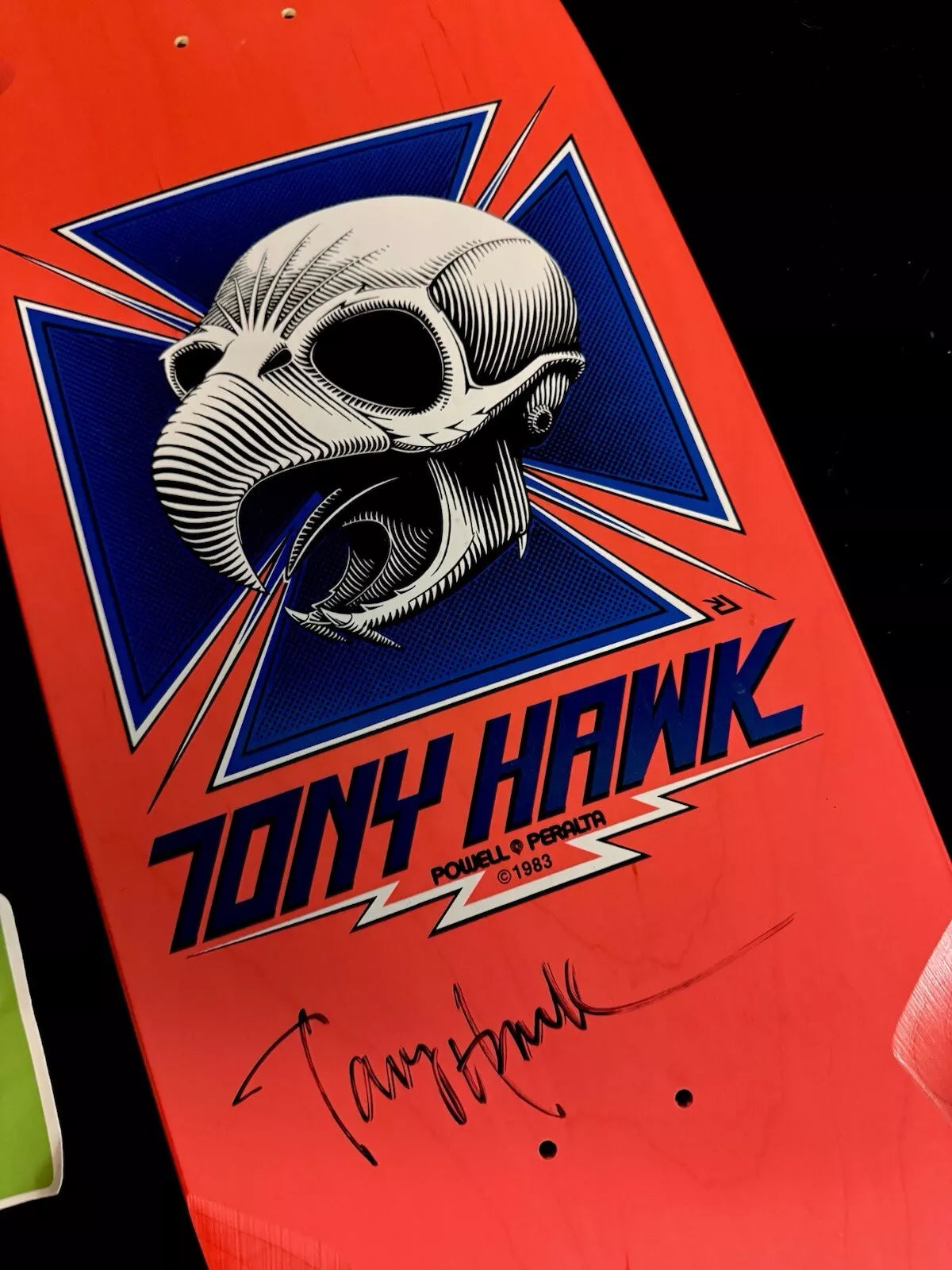 Tony Hawk Signed Bones Brigade Autographed Skateboard Deck Pink Series 3 Powell