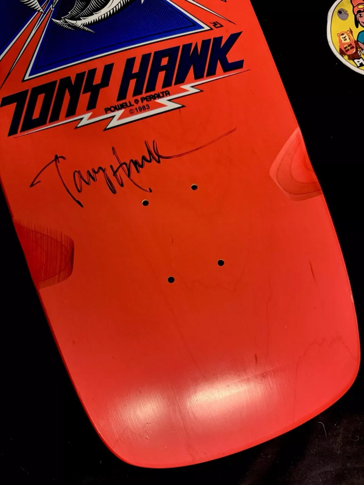 Tony Hawk Signed Bones Brigade Autographed Skateboard Deck Pink Series 3 Powell