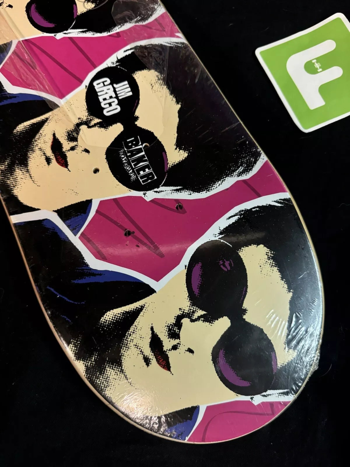 Jim Greco Signed Pop Art Baker Autographed Skateboard Deck