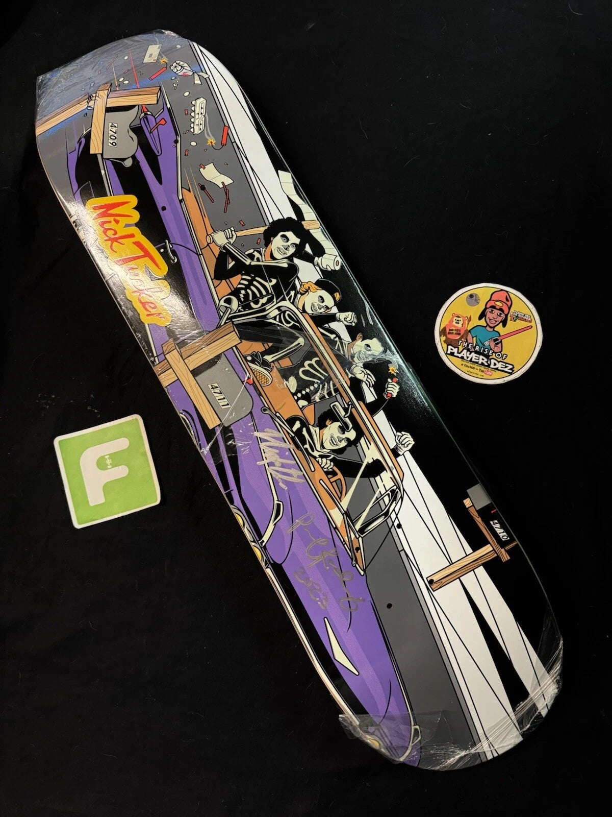 Paul Rodriguez Signed Cobra Kai Prod Karate Kid Primitive Autographed Skateboard Deck