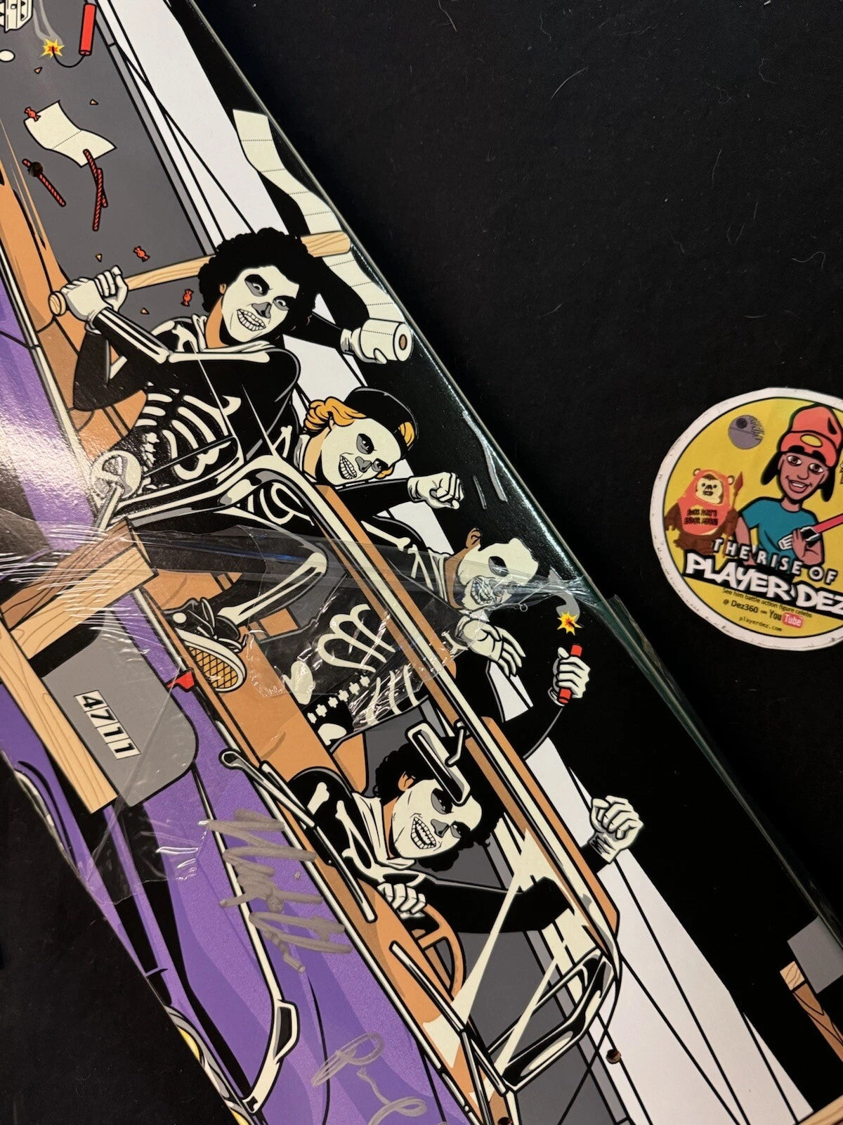 Paul Rodriguez Signed Cobra Kai Prod Karate Kid Primitive Autographed Skateboard Deck