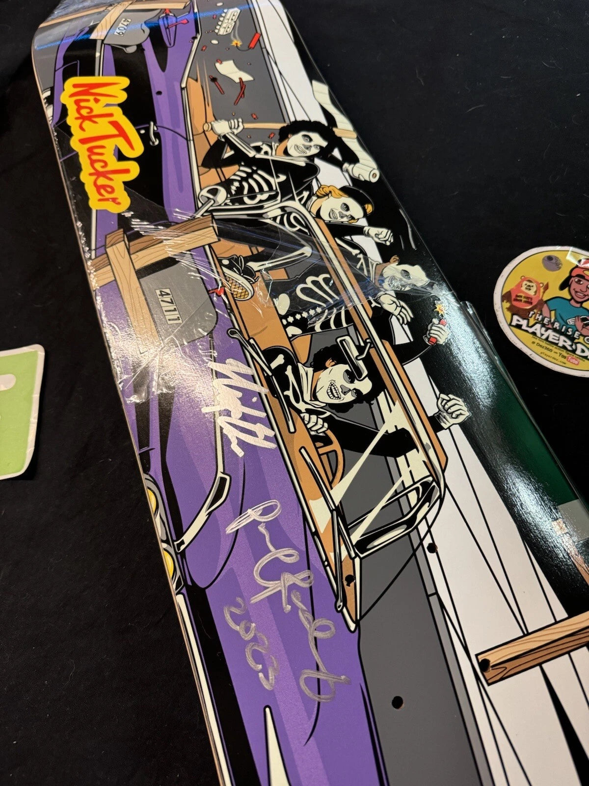 Paul Rodriguez Signed Cobra Kai Prod Karate Kid Primitive Autographed Skateboard Deck