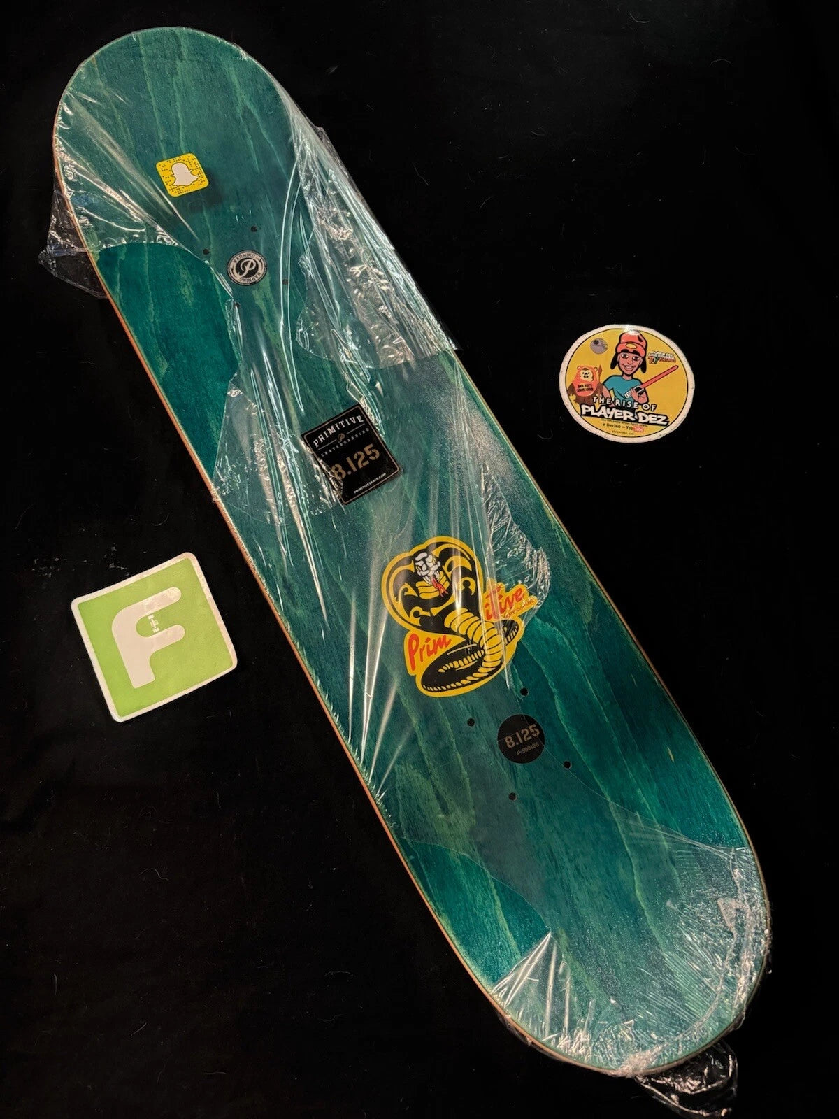 Paul Rodriguez Signed Cobra Kai Prod Karate Kid Primitive Autographed Skateboard Deck