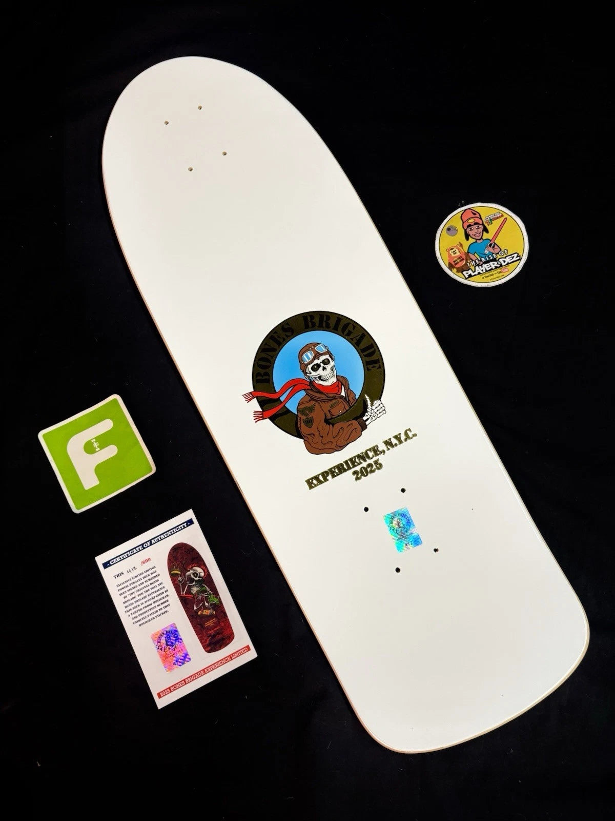 Team Signed Bones Brigade Rodney Mullen Tony Hawk Experience Skateboard Deck COA