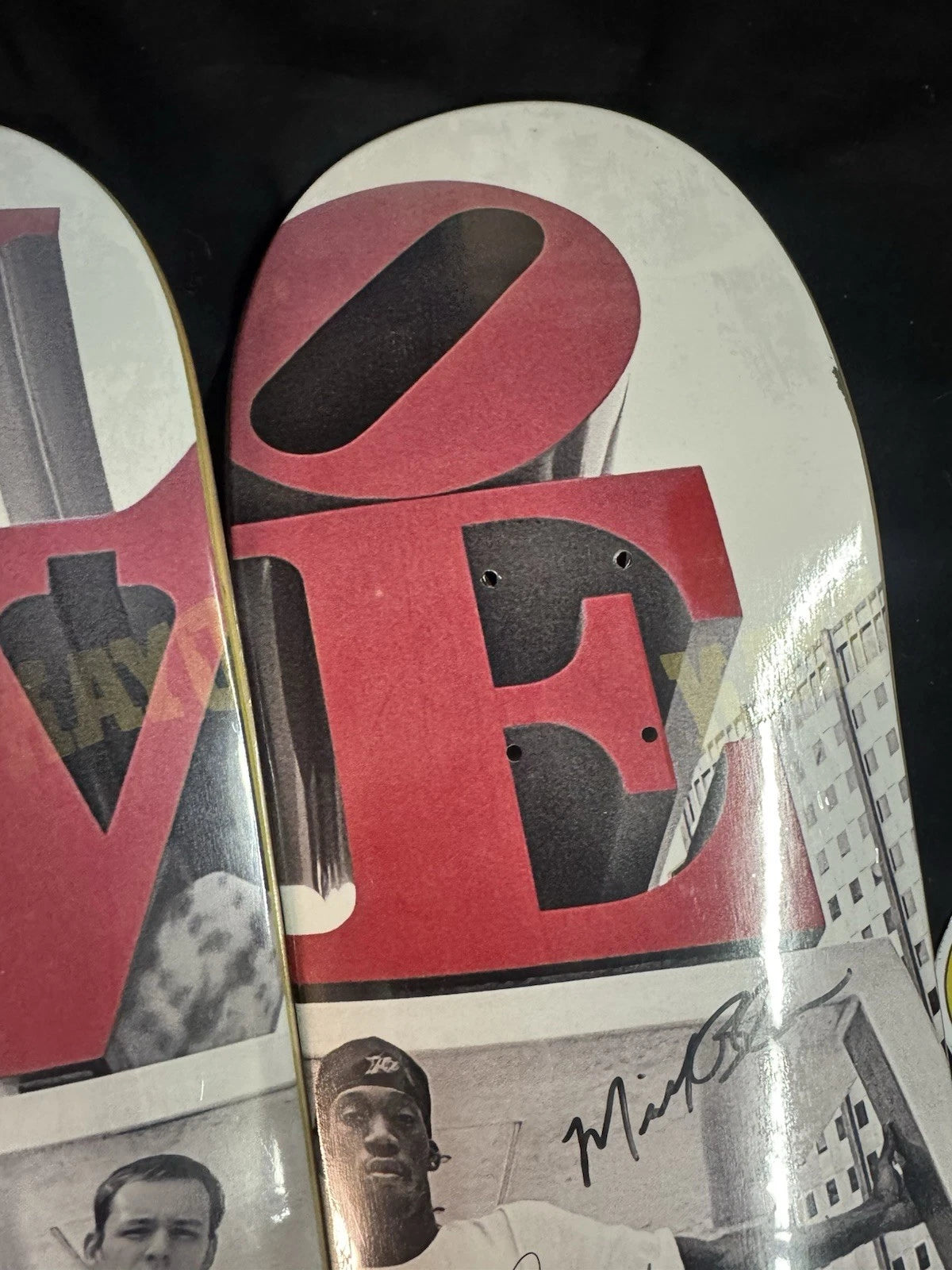 Signed Set Stevie Williams Blabac Josh Kalis Love Park DGK Autographed Skateboard Decks