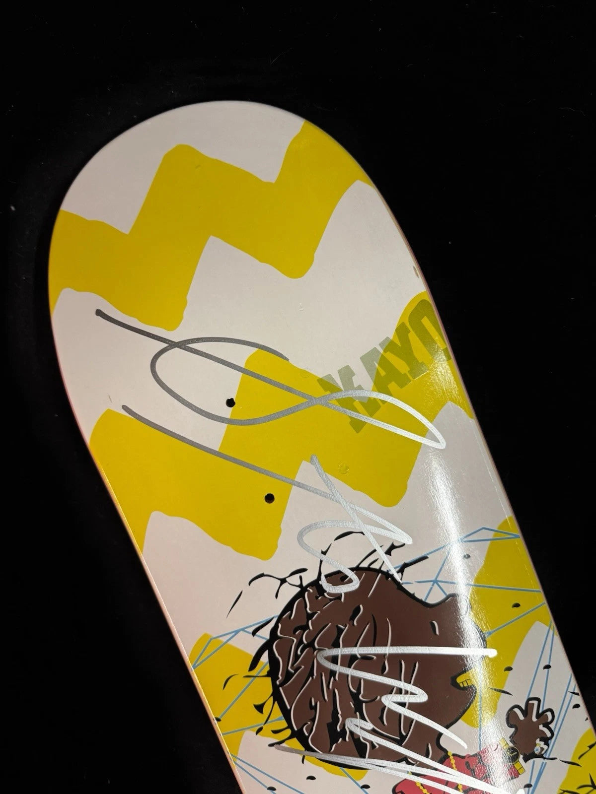 Signed Stevie Williams DGK Charlie Brown Peanuts Autographed Skateboard Deck