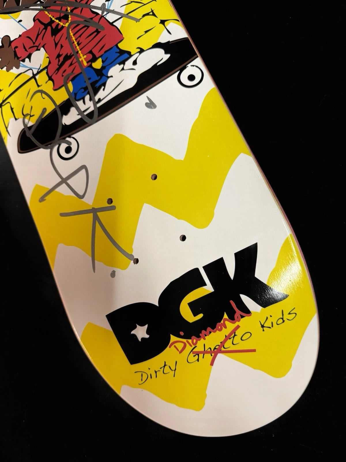 Signed Stevie Williams DGK Charlie Brown Peanuts Autographed Skateboard Deck