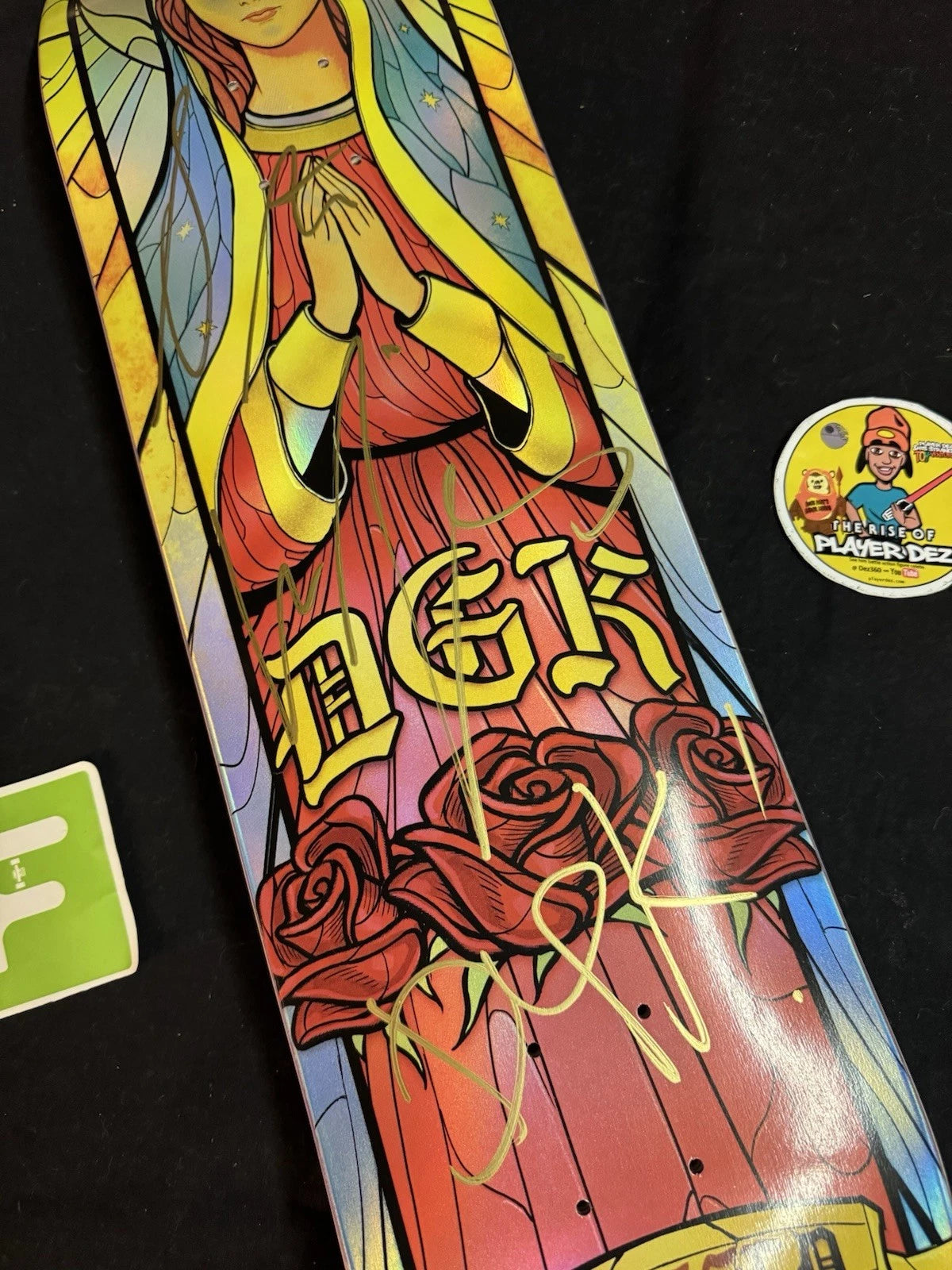 Signed Stevie Williams Cathedral DGK Autographed Skateboard Deck