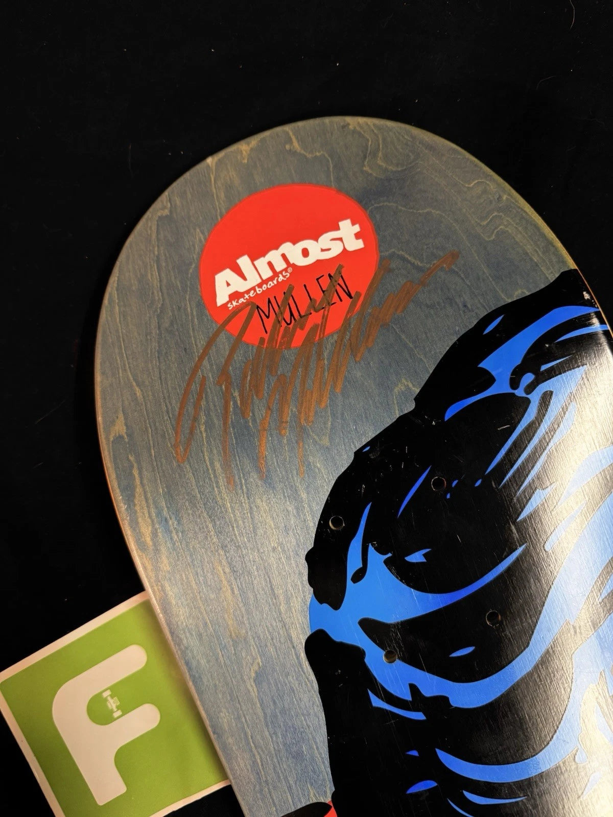 Signed Rodney Mullen Superman DC Almost Autographed Skateboard Deck