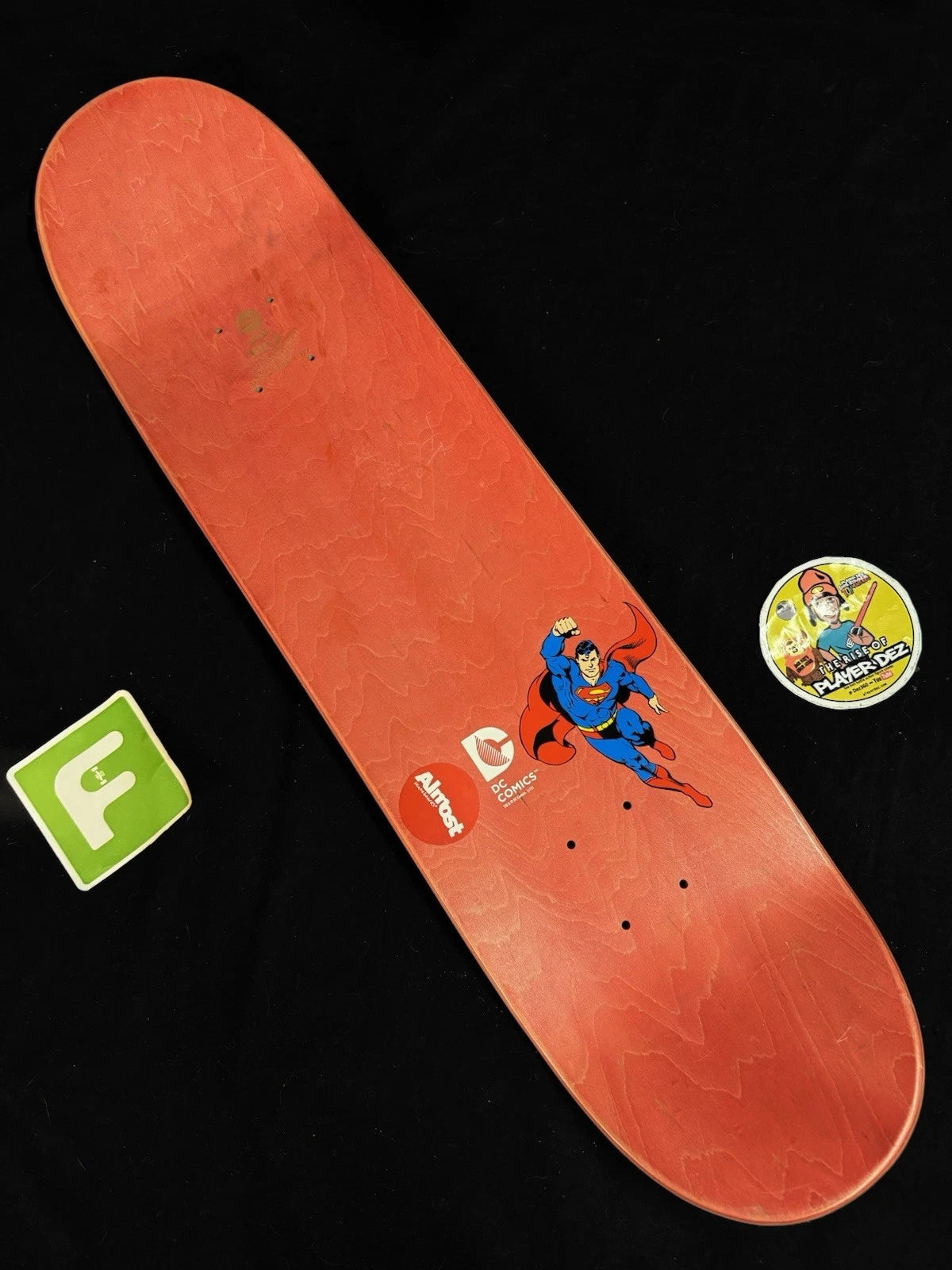 Signed Rodney Mullen Superman DC Almost Autographed Skateboard Deck