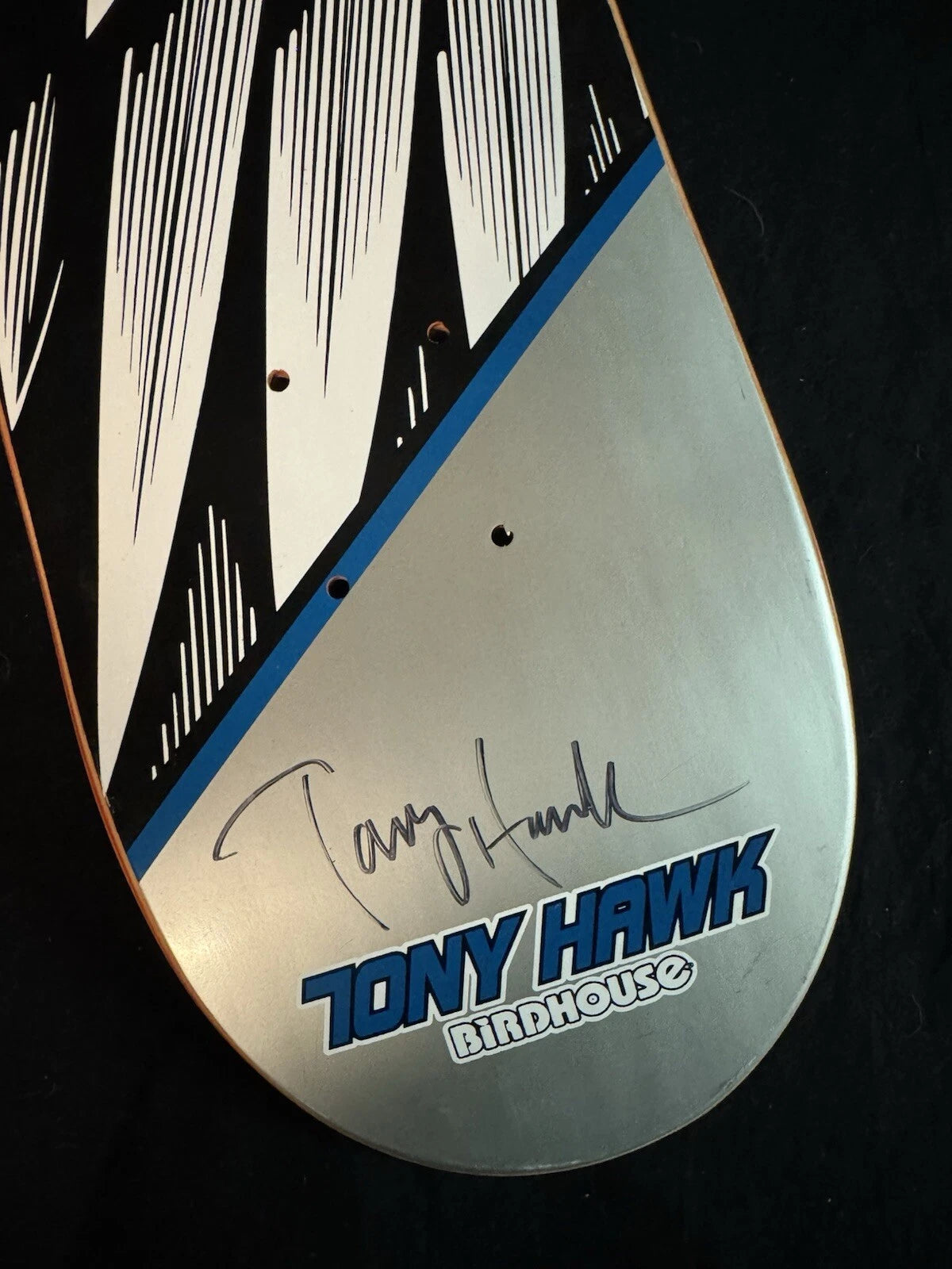 Signed Tony Hawk Birdhouse Falcon Wings Bones Autographed Skateboard Deck