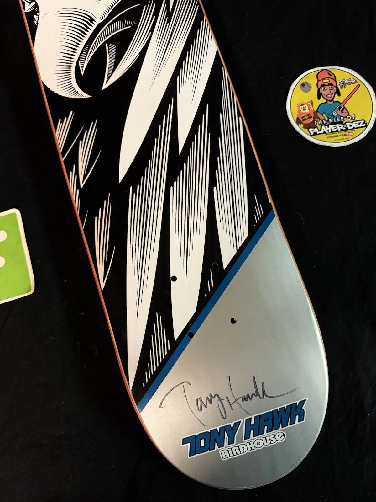 Signed Tony Hawk Birdhouse Falcon Wings Bones Autographed Skateboard Deck